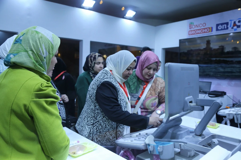 EGSBI members at a hands-on breast imaging workshop